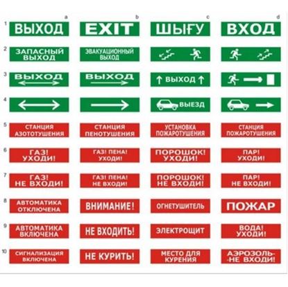 Световой оповещатель Молния-220 РИП "Выход"