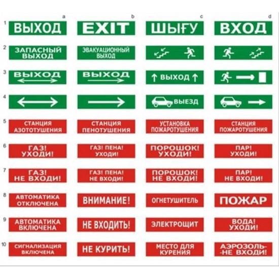 Световой оповещатель Молния-220 РИП "Выход"